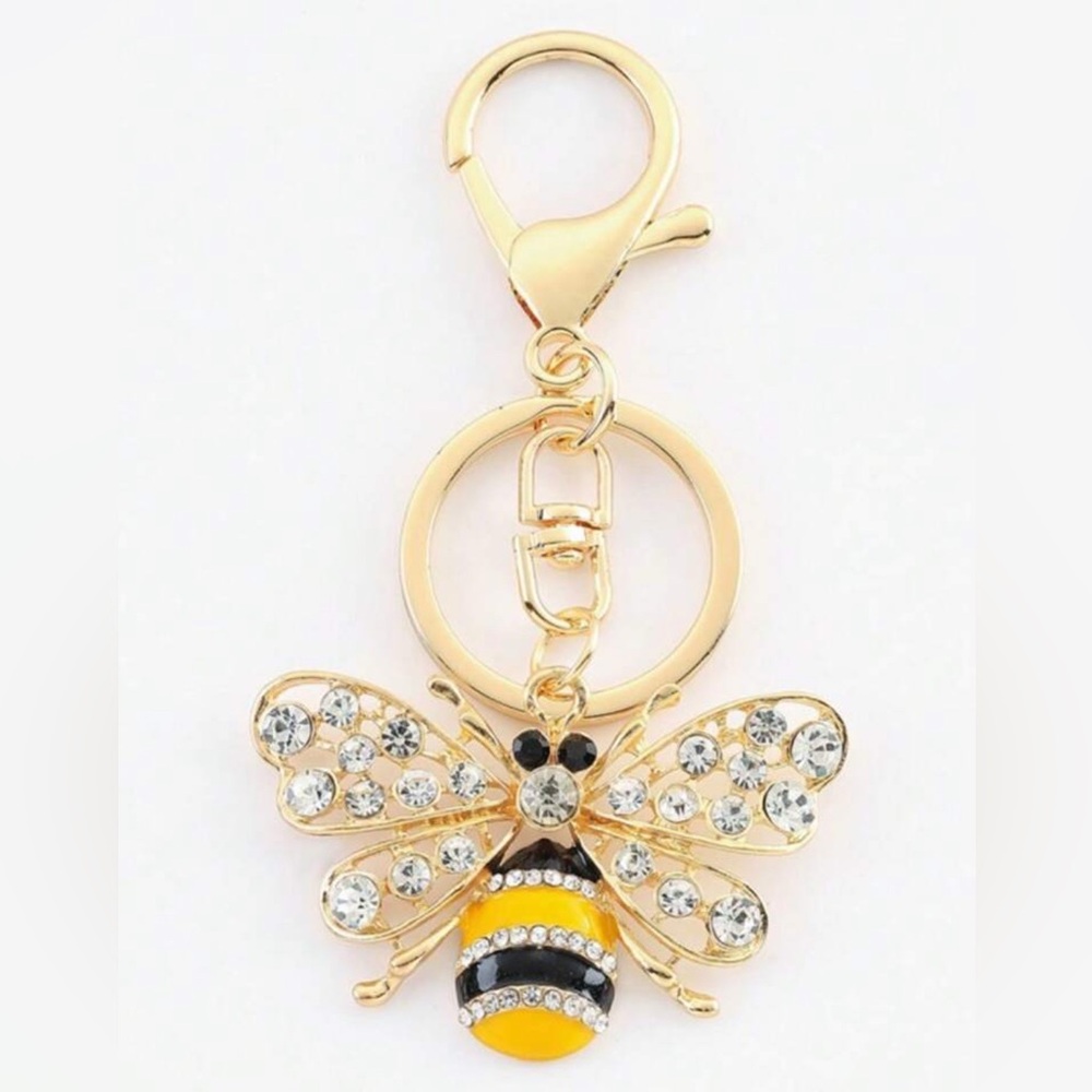 🐝 Golden Honey Glam Keychain (Gold Only) - Picture 2 of 2
